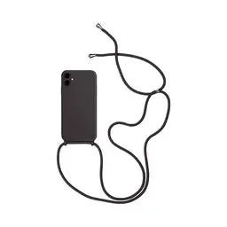 Coque Silicone avec Cordon Détachable pour Apple iPhone 16 Plus