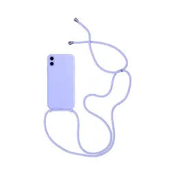Coque Silicone avec Cordon Détachable pour Apple iPhone 16 Plus