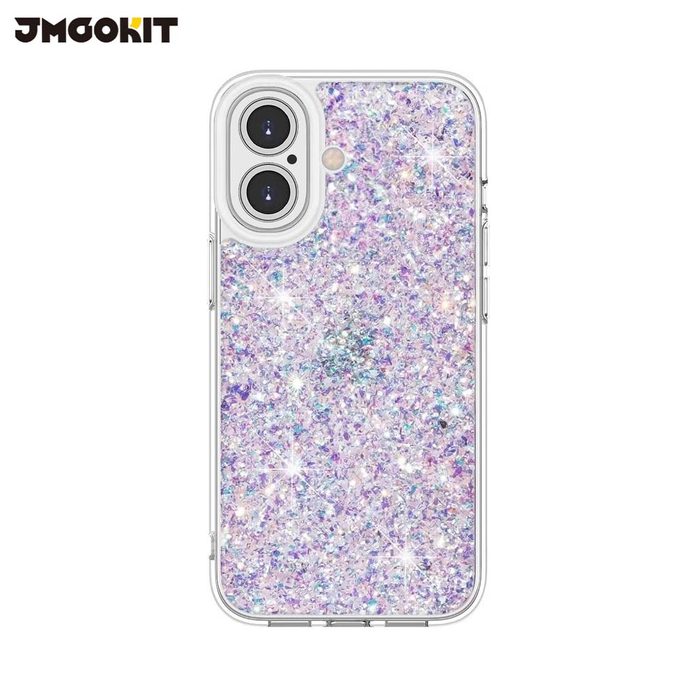 Coque Twinkle JMGOKIT iPhone 16 Plus Argent – Protection Intégrale Durable