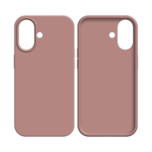 Premium Rose Silicone Case for Apple iPhone 16 Plus Full Protection