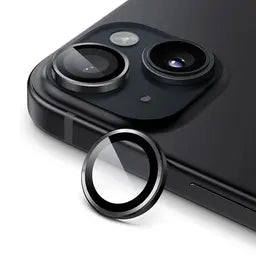 Protection Lentille Blanche iPhone 16/16 Plus, Verre Trempé Ultra-Clair et Résistant