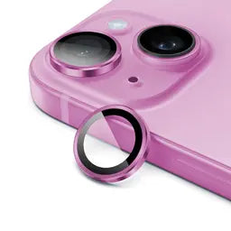 Protection Lentille Blanche iPhone 16/16 Plus, Verre Trempé Ultra-Clair et Résistant