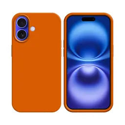 Soft Touch Silicone Protective Case for Apple iPhone 16