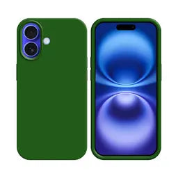 Soft Touch Silicone Protective Case for Apple iPhone 16