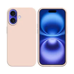 Soft Touch Silicone Protective Case for Apple iPhone 16
