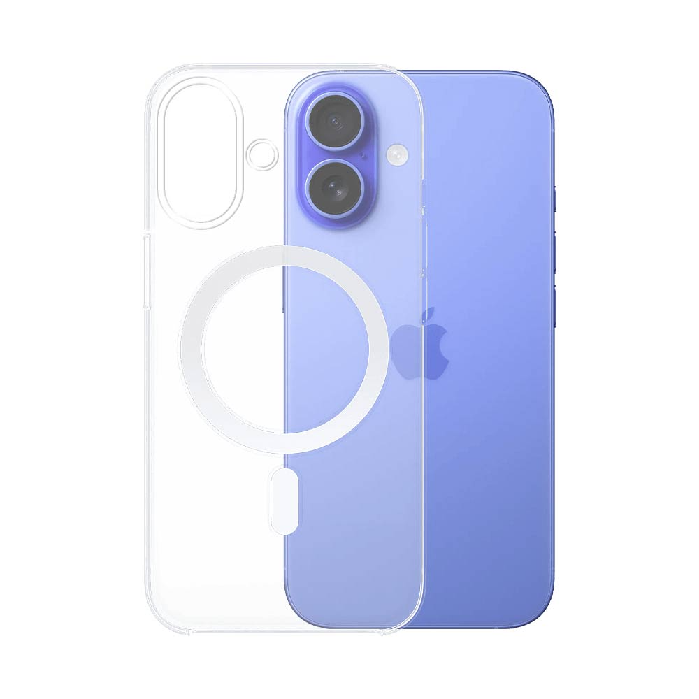 Transparent Silicone MagSafe Case for Apple iPhone 16 Plus: Clear Protection