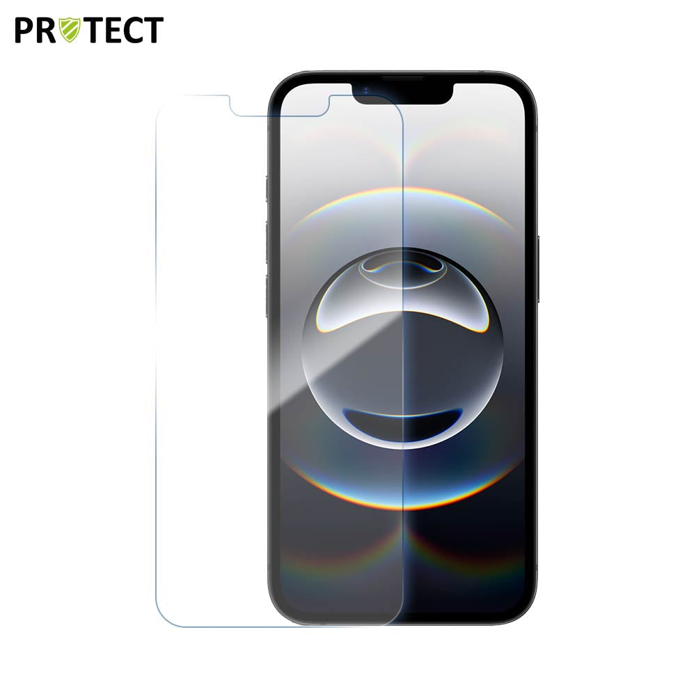 Verre Trempé Classique PROTECT Transparent pour iPhone 13, 13 Pro, 14, 16e