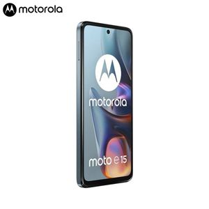 Motorola Moto E15 64GB Misty Blue Smartphone: Vibrant Display, Long-Lasting Battery