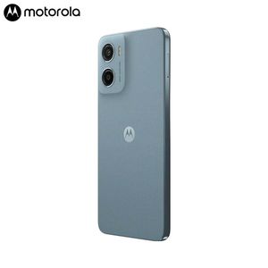 Motorola Moto E15 64GB Misty Blue Smartphone: Vibrant Display, Long-Lasting Battery