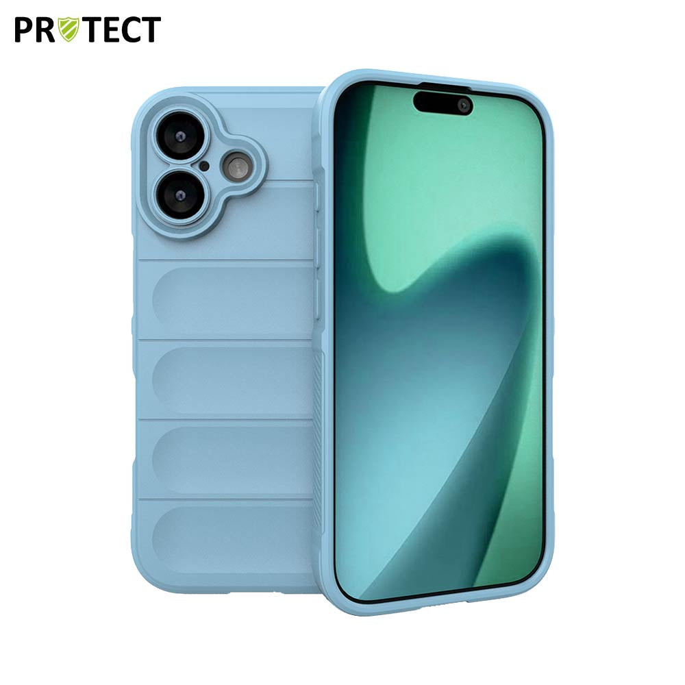 Coque Protectrice IX008 Résistante iPhone 17 Bleu Clair Antichoc Antidérapante Durable Premium