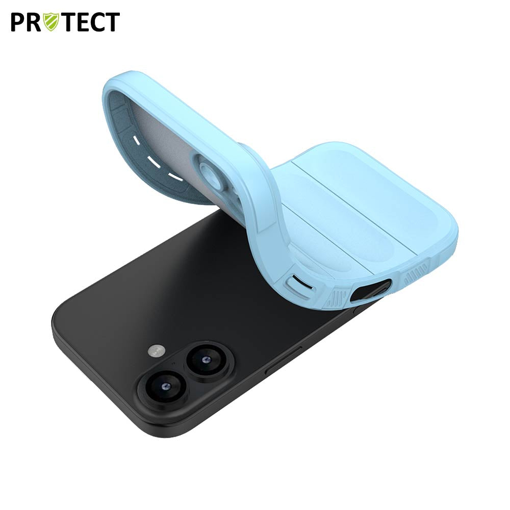 Coque Protectrice IX008 Résistante iPhone 17 Bleu Clair Antichoc Antidérapante Durable Premium