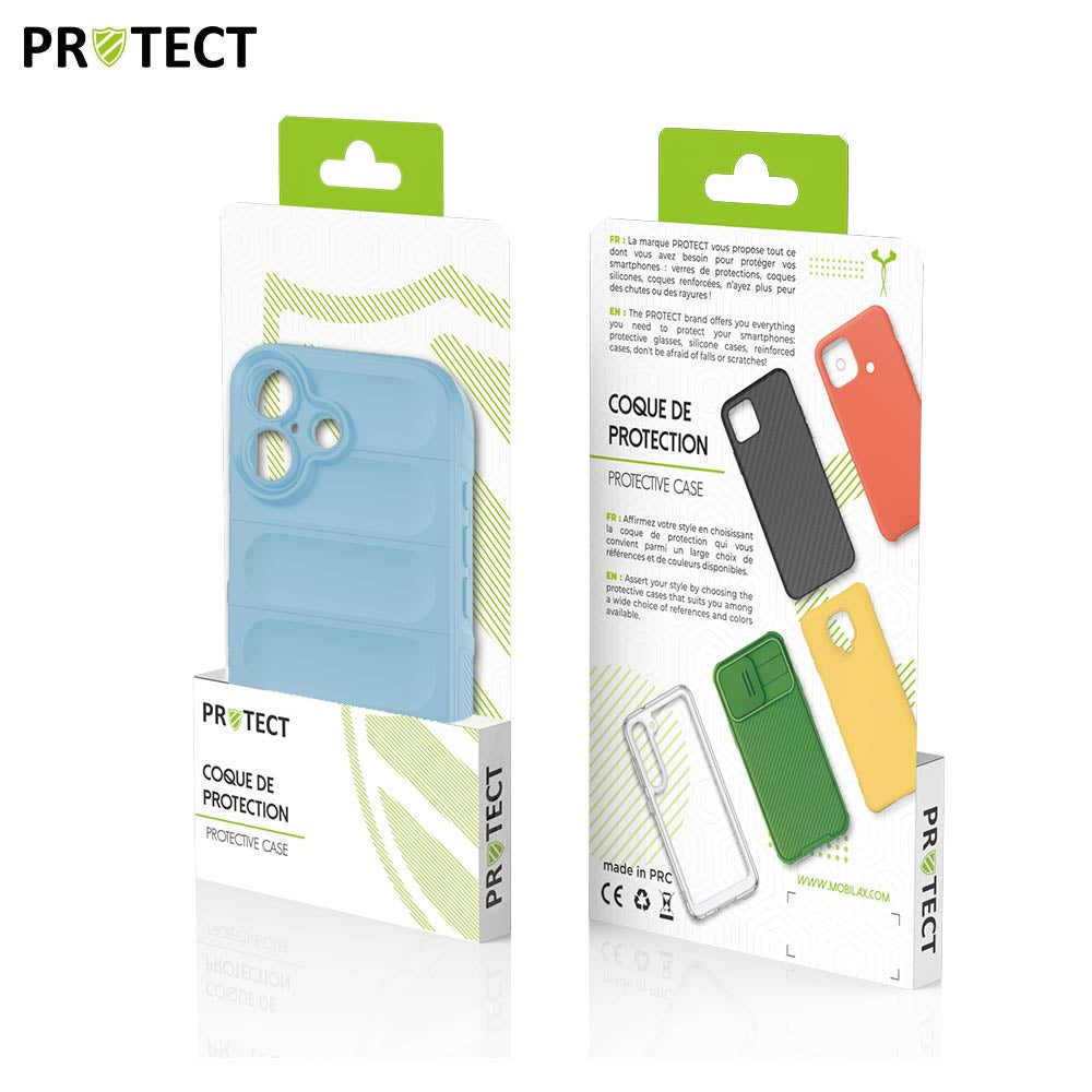 Coque Protectrice IX008 Résistante iPhone 17 Bleu Clair Antichoc Antidérapante Durable Premium