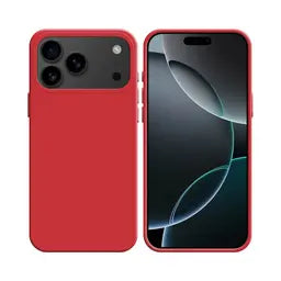 Premium White Silicone Case for Apple iPhone 17 Pro Max, Slim Fit Protection