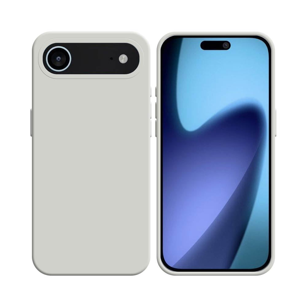 Durable White Silicone Case for Apple iPhone 17 Air - Slim Protection