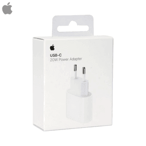 Chargeur Secteur USB-C Apple Original 20W 3A Blanc Recharge Rapide iPhone iPad
