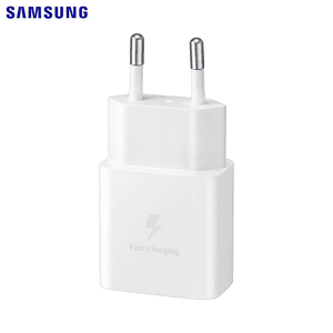 Samsung 15W USB-C Wall Charger: Fast, Safe, Universal Power Adapter White