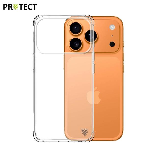 Coque Silicone Renforcée Transparente PROTECT pour iPhone 17 Pro : Protection Optimale